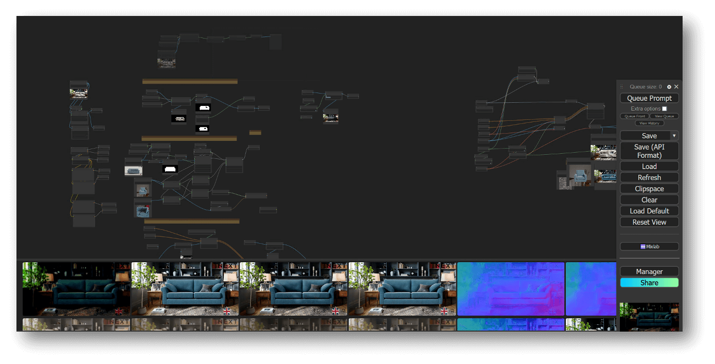KI_Bildproduktion_AI_workflow (© Arvato Systems) Anwendung von GenAI in der Bildproduktion mit imagejet und ComfyUI