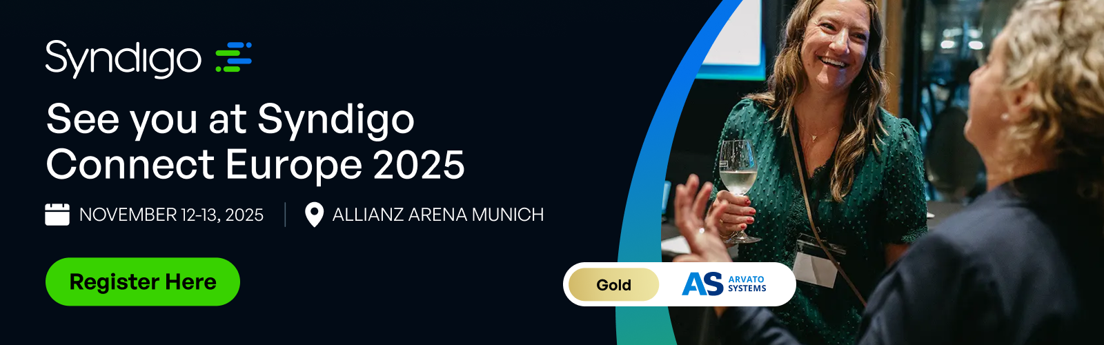 Syndigo Connect Europe 2025 am 12.-13. November 2025 in der Allianz Arena München. Jetzt registrieren. 