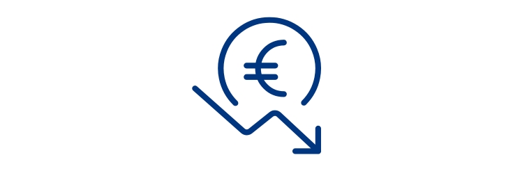 Icon Kostenkontrolle & Skaleneffekte